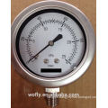 stainless steel high pressure gauge for natural gas